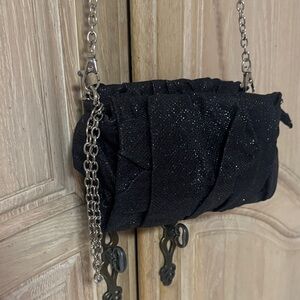 NEW Elegant Black Chain Strap Women's Bag